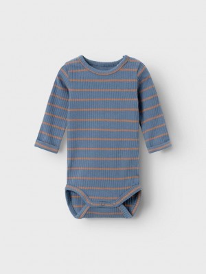 Name It NBMNULLER R LS BODY Bering Sea | Freewear NBMNULLER R LS BODY - www.freewear.nl - Freewear