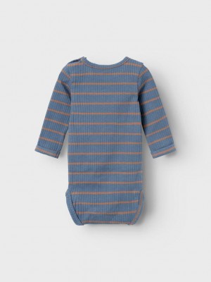 Name It NBMNULLER R LS BODY Bering Sea | Freewear NBMNULLER R LS BODY - www.freewear.nl - Freewear