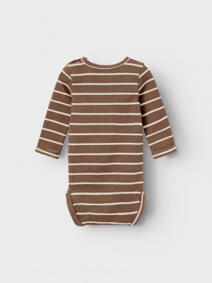 Name It NBMNULLER R LS BODY Pecan Pie | Freewear NBMNULLER R LS BODY - www.freewear.nl - Freewear