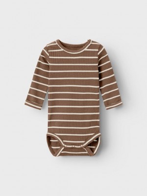 Name It NBMNULLER R LS BODY Pecan Pie | Freewear NBMNULLER R LS BODY - www.freewear.nl - Freewear