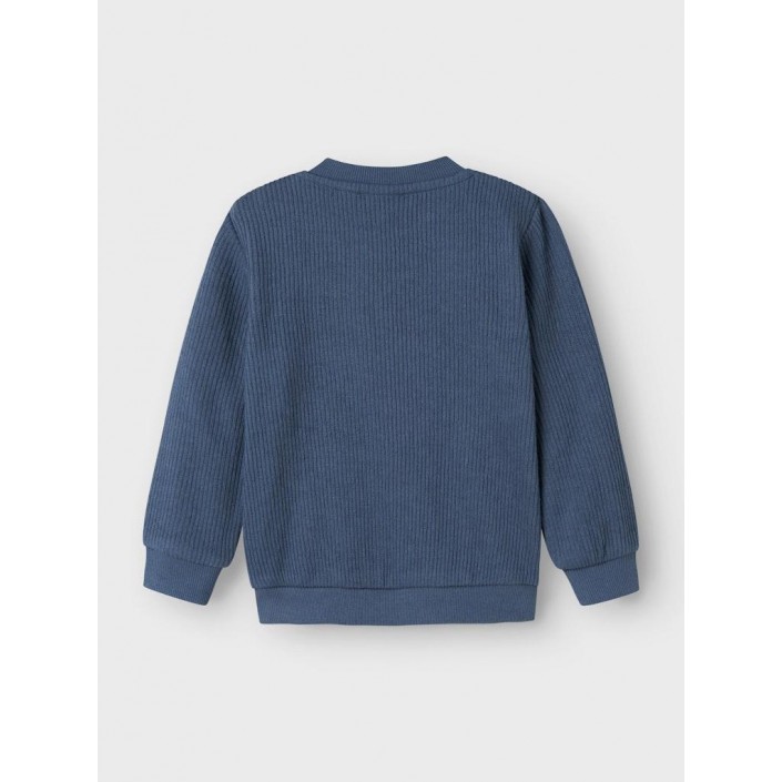 Name It NBMOLEIF O NECK BRU Bering Sea | Freewear NBMOLEIF O NECK BRU - www.freewear.nl - Freewear