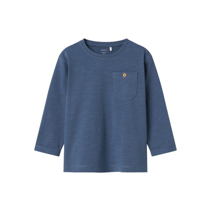 NAME IT MINI NMMNELKA NREG LS TOP Bering Sea | Freewear NMMNELKA NREG LS TOP - www.freewear.nl - Freewear