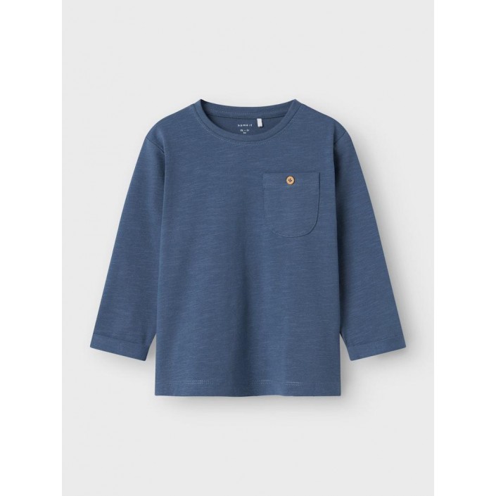 NAME IT MINI NMMNELKA NREG LS TOP Bering Sea | Freewear NMMNELKA NREG LS TOP - www.freewear.nl - Freewear