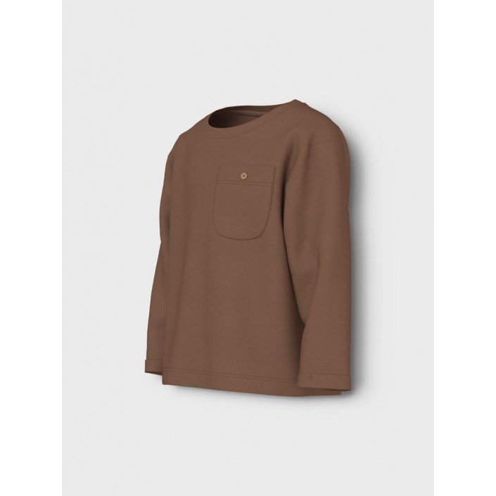 NAME IT MINI NMMNELKA NREG LS TOP Pecan Pie | Freewear NMMNELKA NREG LS TOP - www.freewear.nl - Freewear