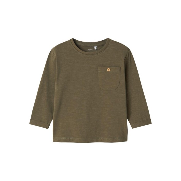 NAME IT MINI NMMNELKA NREG LS TOP Tea Leaf | Freewear NMMNELKA NREG LS TOP - www.freewear.nl - Freewear
