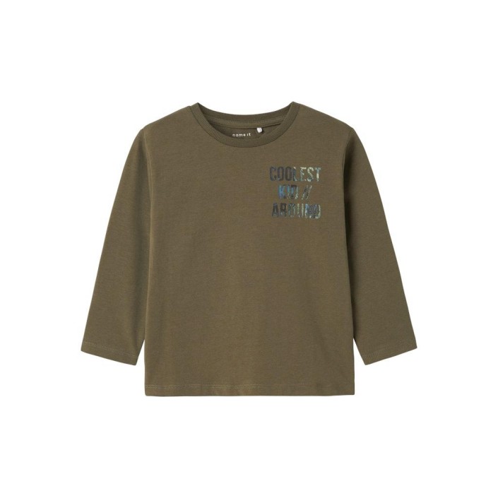 NAME IT MINI NMMOJVER NREG LS TOP Tea Leaf | Freewear NMMOJVER NREG LS TOP - www.freewear.nl - Freewear
