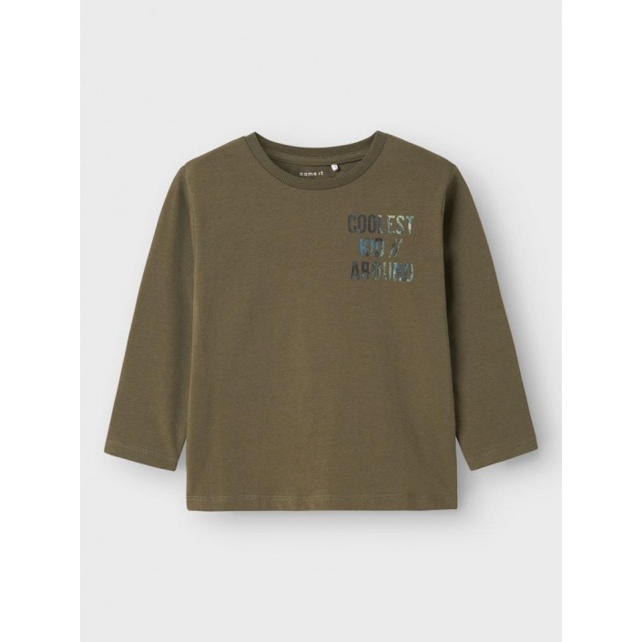NAME IT MINI NMMOJVER NREG LS TOP Tea Leaf | Freewear NMMOJVER NREG LS TOP - www.freewear.nl - Freewear