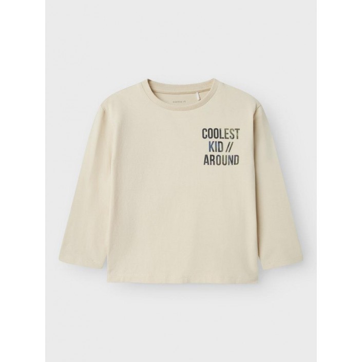 NAME IT MINI NMMOJVER NREG LS TOP Summer Sand | Freewear NMMOJVER NREG LS TOP - www.freewear.nl - Freewear
