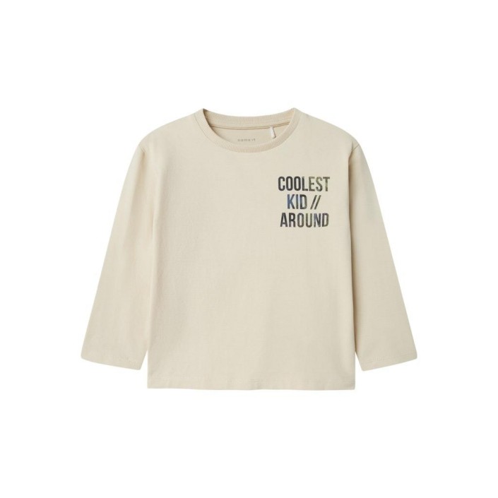 NAME IT MINI NMMOJVER NREG LS TOP Summer Sand | Freewear NMMOJVER NREG LS TOP - www.freewear.nl - Freewear