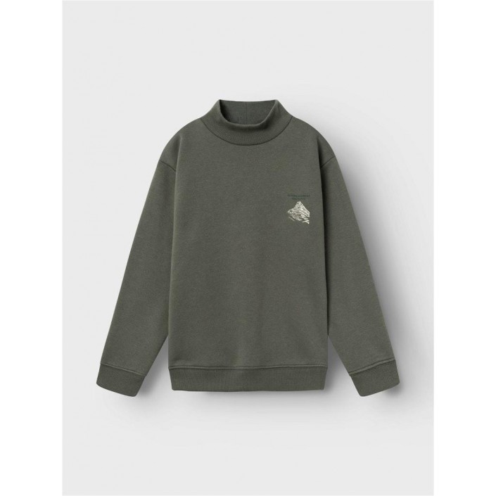 NAME IT KIDS NKMNASKAB LS NREG SWEAT BRU BOX Tea Leaf | Freewear NKMNASKAB LS NREG SWEAT BRU BOX - www.freewear.nl - Freewear