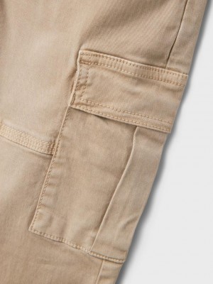 NAME IT KIDS NKMRYAN ST TWI CARGO PANT 5720-OT N: Pure Cashmere | Freewear NKMRYAN ST TWI CARGO PANT 5720-OT N: - www.freewear.nl - Freewear