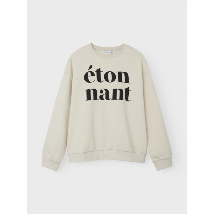 NAME IT KIDS NKFORIANA LS RLX SWE BRU BF Birch | Freewear NKFORIANA LS RLX SWE BRU BF - www.freewear.nl - Freewear