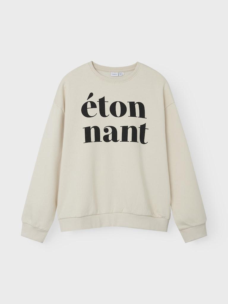 NAME IT NKFORIANA LS RLX SWE BRU BF Meisjes Trui - Maat 134/140