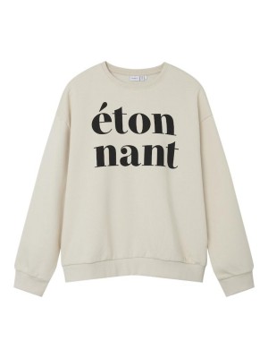NAME IT KIDS NKFORIANA LS RLX SWE BRU BF Birch | Freewear NKFORIANA LS RLX SWE BRU BF - www.freewear.nl - Freewear