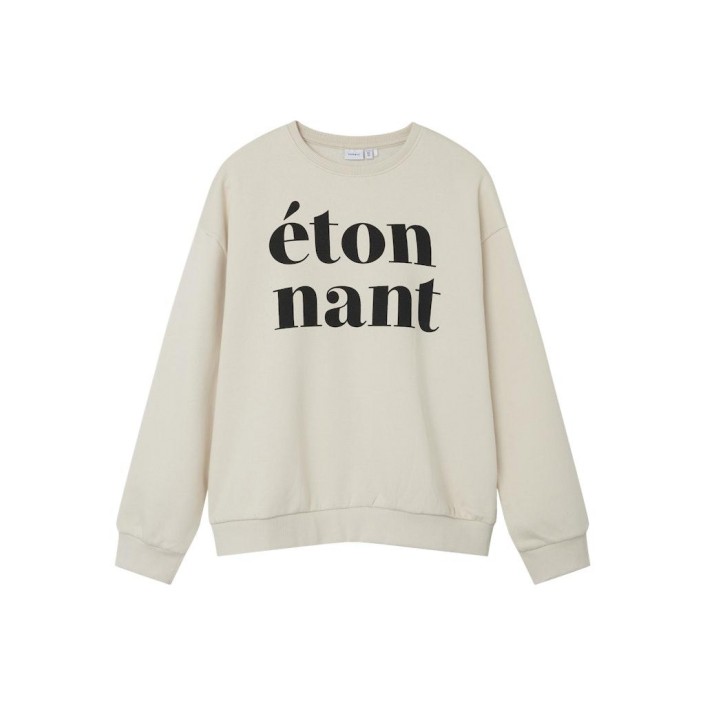 NAME IT KIDS NKFORIANA LS RLX SWE BRU BF Birch | Freewear NKFORIANA LS RLX SWE BRU BF - www.freewear.nl - Freewear