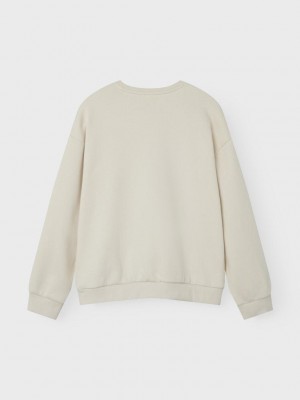 NAME IT KIDS NKFORIANA LS RLX SWE BRU BF Birch | Freewear NKFORIANA LS RLX SWE BRU BF - www.freewear.nl - Freewear