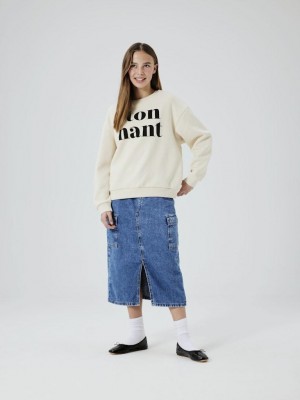 NAME IT KIDS NKFORIANA LS RLX SWE BRU BF Birch | Freewear NKFORIANA LS RLX SWE BRU BF - www.freewear.nl - Freewear