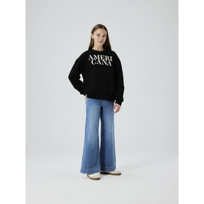 NAME IT KIDS NKFORIANA LS RLX SWE BRU BF Black | Freewear NKFORIANA LS RLX SWE BRU BF - www.freewear.nl - Freewear