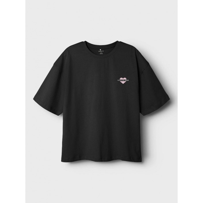 NAME IT KIDS NKFOLLIE SS RLX TOP BF Black | Freewear NKFOLLIE SS RLX TOP BF - www.freewear.nl - Freewear