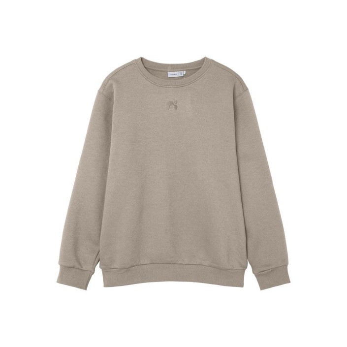 NAME IT KIDS NKMOSSY LS NREG SWE BRU BF Pure Cashmere | Freewear NKMOSSY LS NREG SWE BRU BF - www.freewear.nl - Freewear