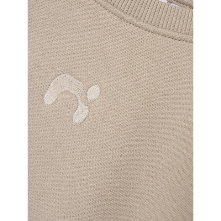 NAME IT KIDS NKMOSSY LS NREG SWE BRU BF Pure Cashmere | Freewear NKMOSSY LS NREG SWE BRU BF - www.freewear.nl - Freewear