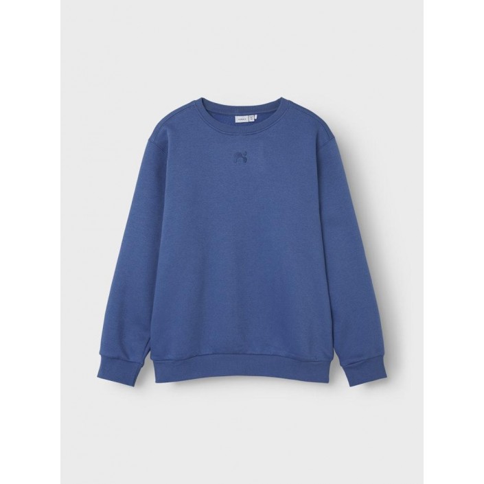 NAME IT KIDS NKMOSSY LS NREG SWE BRU BF Bijou Blue | Freewear NKMOSSY LS NREG SWE BRU BF - www.freewear.nl - Freewear
