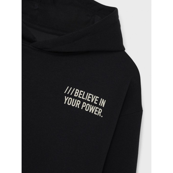 NAME IT KIDS NKMOSVILD LS RLX SWE HOOD BRU BF Black | Freewear NKMOSVILD LS RLX SWE HOOD BRU BF - www.freewear.nl - Freewear