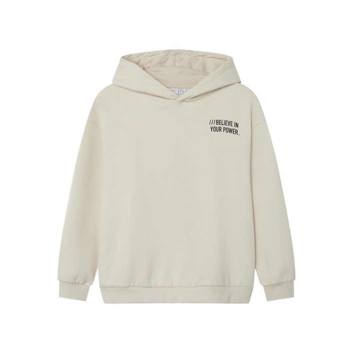 NAME IT KIDS NKMOSVILD LS RLX SWE HOOD BRU BF Birch | Freewear NKMOSVILD LS RLX SWE HOOD BRU BF - www.freewear.nl - Freewear