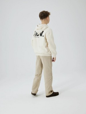 NAME IT KIDS NKMOSVILD LS RLX SWE HOOD BRU BF Birch | Freewear NKMOSVILD LS RLX SWE HOOD BRU BF - www.freewear.nl - Freewear