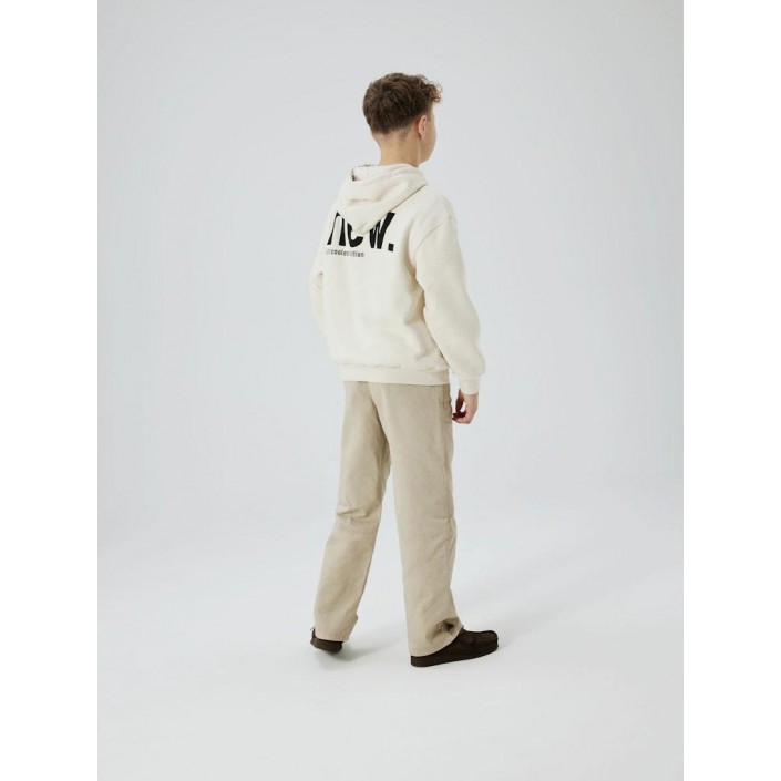 NAME IT KIDS NKMOSVILD LS RLX SWE HOOD BRU BF Birch | Freewear NKMOSVILD LS RLX SWE HOOD BRU BF - www.freewear.nl - Freewear