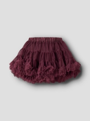 NAME IT MINI NMFRITUL TULLE SKIRT Burgundy | Freewear NMFRITUL TULLE SKIRT - www.freewear.nl - Freewear