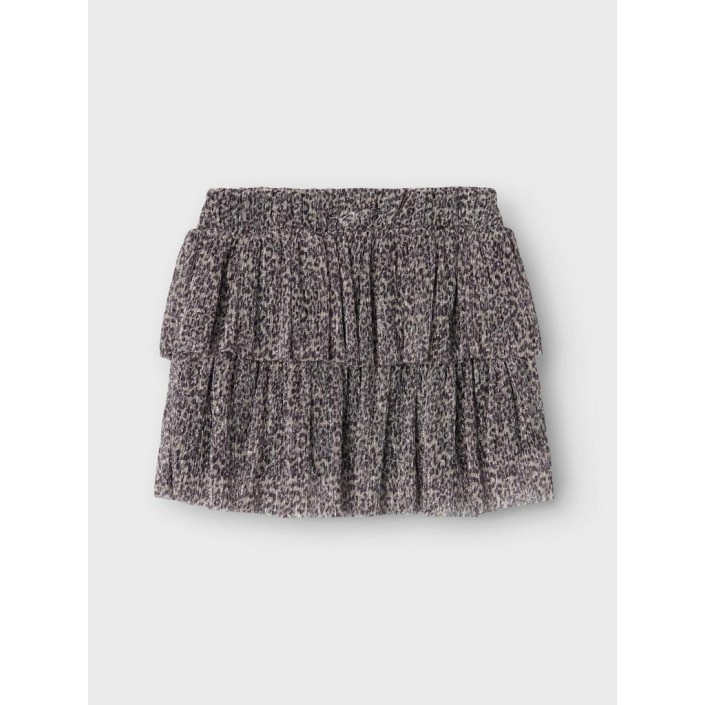 NAME IT MINI NMFRISARI SKIRT Black/LEO | Freewear NMFRISARI SKIRT - www.freewear.nl - Freewear