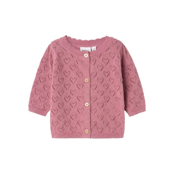 Name It NBFRIGLITTER LS KNIT CARD Mauve Orchid | Freewear NBFRIGLITTER LS KNIT CARD - www.freewear.nl - Freewear