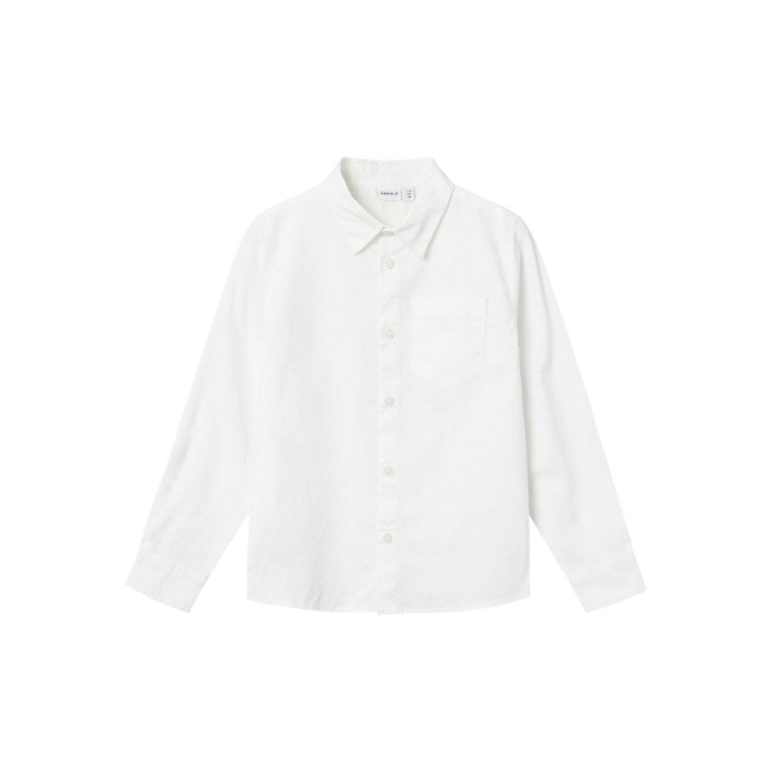 NAME IT KIDS NKMREFRED LS SHIRT Bright White | Freewear NKMREFRED LS SHIRT - www.freewear.nl - Freewear