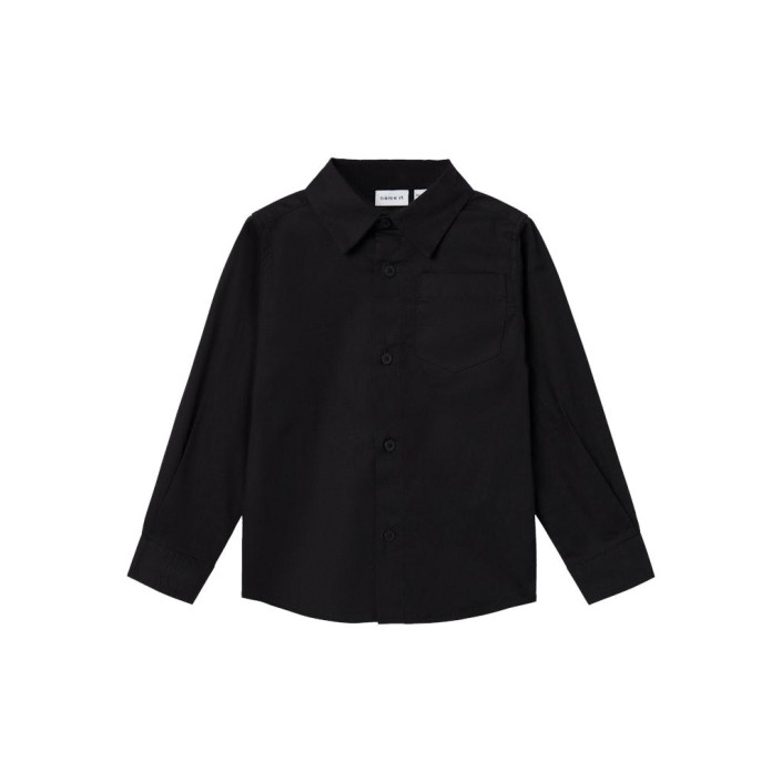NAME IT MINI NMMREFRED LS SHIRT Black | Freewear NMMREFRED LS SHIRT - www.freewear.nl - Freewear