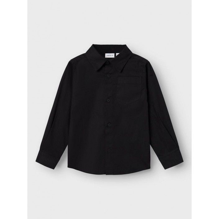 NAME IT MINI NMMREFRED LS SHIRT Black | Freewear NMMREFRED LS SHIRT - www.freewear.nl - Freewear