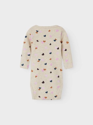 Name It NBFLUCKY LS BODY Peyote Melange | Freewear NBFLUCKY LS BODY - www.freewear.nl - Freewear