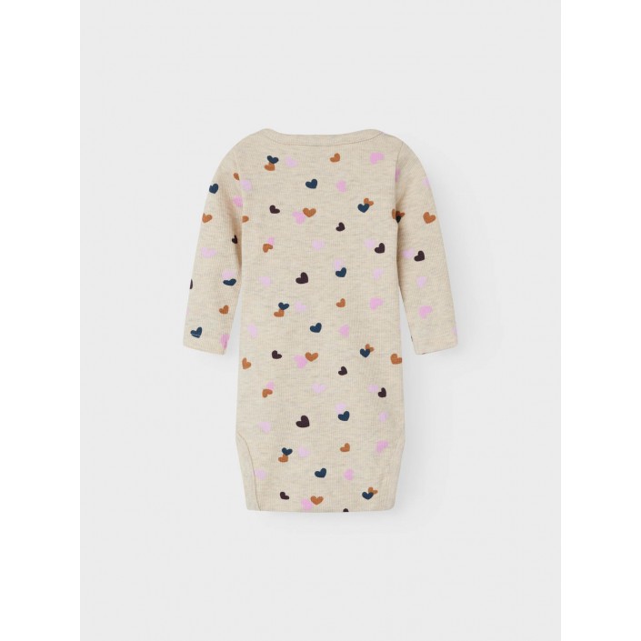 Name It NBFLUCKY LS BODY Peyote Melange | Freewear NBFLUCKY LS BODY - www.freewear.nl - Freewear