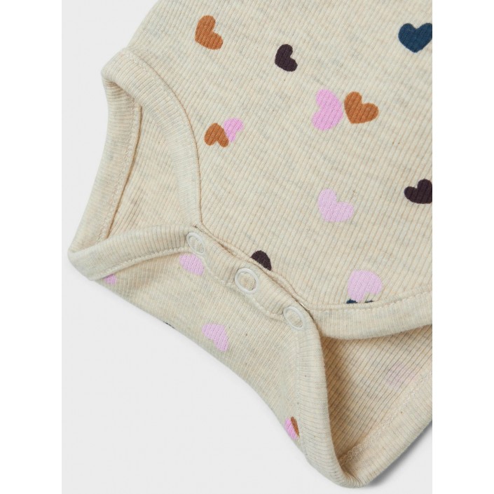 Name It NBFLUCKY LS BODY Peyote Melange | Freewear NBFLUCKY LS BODY - www.freewear.nl - Freewear