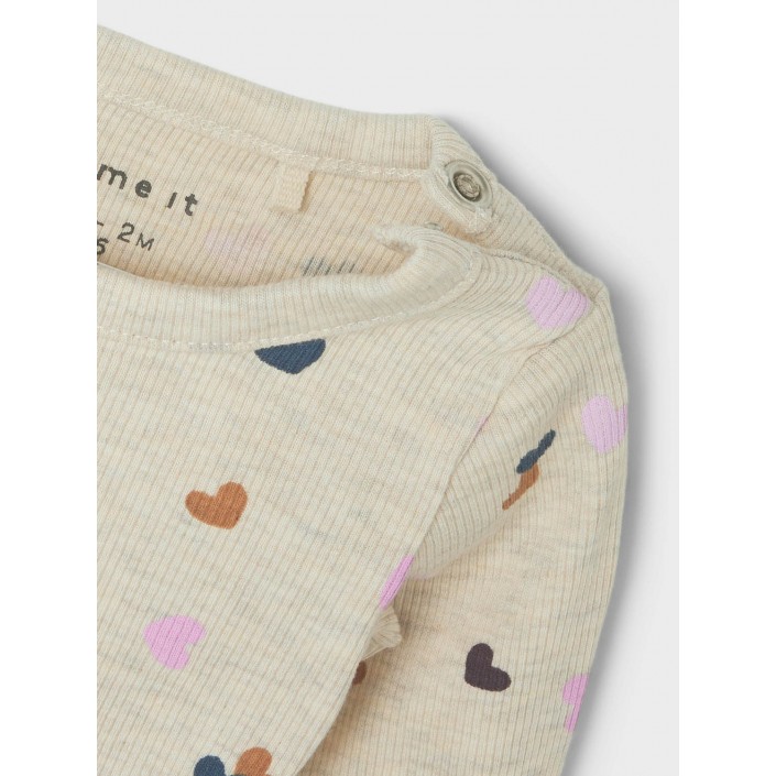 Name It NBFLUCKY LS BODY Peyote Melange | Freewear NBFLUCKY LS BODY - www.freewear.nl - Freewear