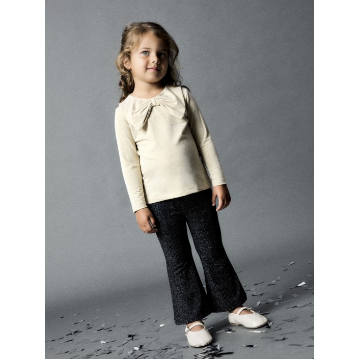 NAME IT MINI NMFROISIN BOOTCUT PANT Black | Freewear NMFROISIN BOOTCUT PANT - www.freewear.nl - Freewear