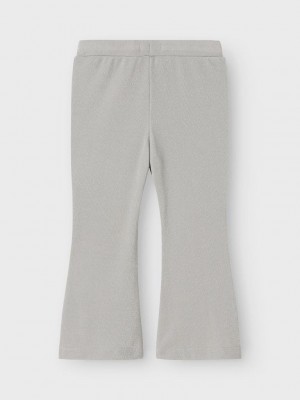 NAME IT MINI NMFROISIN BOOTCUT PANT Silver | Freewear NMFROISIN BOOTCUT PANT - www.freewear.nl - Freewear
