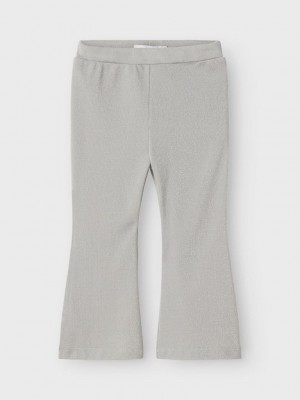 NAME IT MINI NMFROISIN BOOTCUT PANT Silver | Freewear NMFROISIN BOOTCUT PANT - www.freewear.nl - Freewear