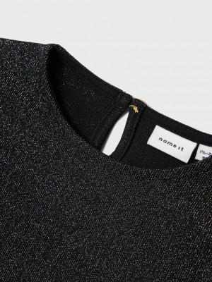 NAME IT MINI NMFROISIN NREG LS TOP Black | Freewear NMFROISIN NREG LS TOP - www.freewear.nl - Freewear