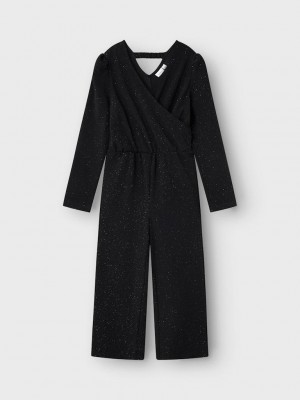 NAME IT KIDS NKFROKA LS JUMPSUIT Black | Freewear NKFROKA LS JUMPSUIT - www.freewear.nl - Freewear