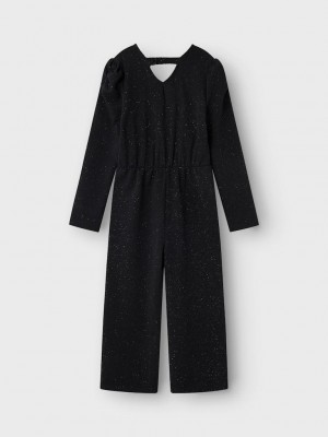 NAME IT KIDS NKFROKA LS JUMPSUIT Black | Freewear NKFROKA LS JUMPSUIT - www.freewear.nl - Freewear