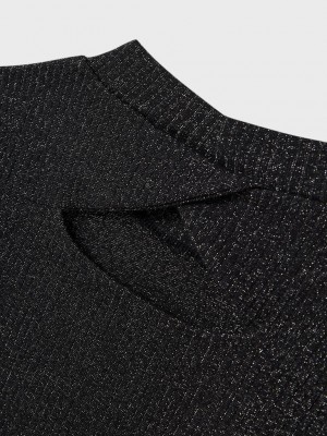 NAME IT KIDS NKFSARAH LS SLIM TOP Black | Freewear NKFSARAH LS SLIM TOP - www.freewear.nl - Freewear