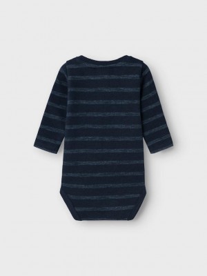 Name It NBMSANDEL LS BODY Dark Sapphire | Freewear NBMSANDEL LS BODY - www.freewear.nl - Freewear
