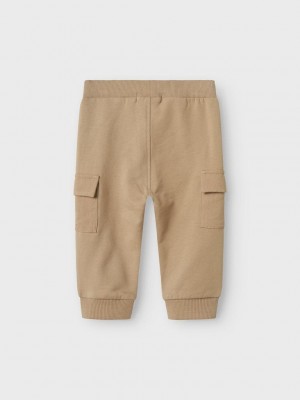 Name It NBMSOLLY SWEAT PANT BRU Weathered Teak | Freewear NBMSOLLY SWEAT PANT BRU - www.freewear.nl - Freewear