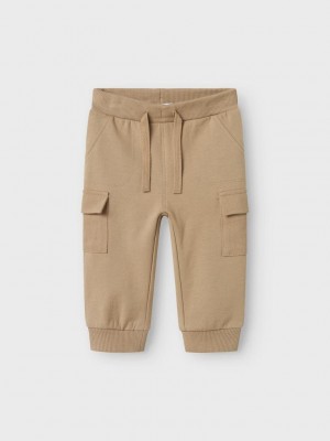 Name It NBMSOLLY SWEAT PANT BRU Weathered Teak | Freewear NBMSOLLY SWEAT PANT BRU - www.freewear.nl - Freewear